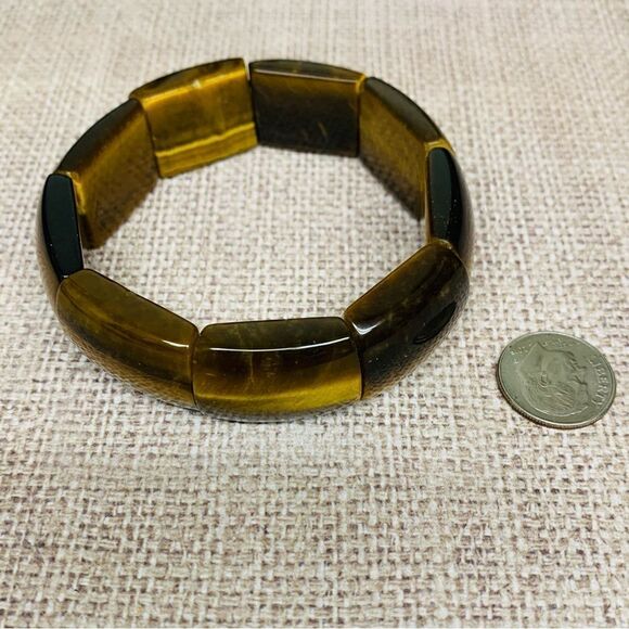 Tiger Eye Stretch Bracelet - Picture 2 of 2